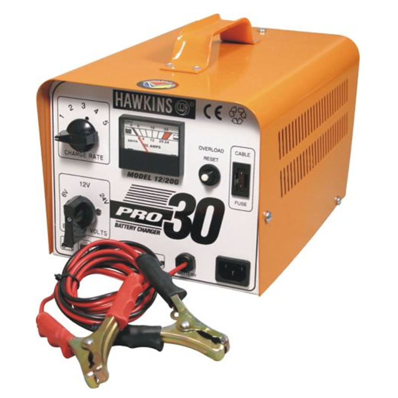 Automotive tools - BATTERY HAWKINS PRO30 CHARGER 6-24V 20A